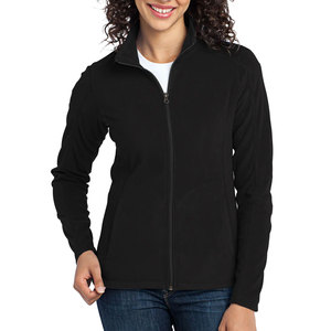 Chaqueta Polar de manga larga para mujer, forro Polar suave con cremallera completa, ajuste clásico, básico, hecho a medida - Product Image 4