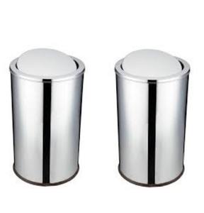 Cubo de basura de acero inoxidable a un precio confiable, haz que los residuos sean hermosos, contenedor de basura de acero inoxidable, papelera de acero - Product Image 1