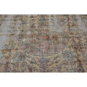 Tapis turc de 4,9 x 7,9 pieds, tapis vintage, tapis abstrait marron - Product Image 5