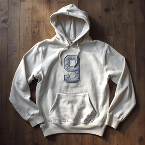 Sudadera con Capucha Estilo Urbano, Tejido Grueso, con Estampado Gráfico de Números Únicos y Opciones de Diseño Personalizado OEM/ODM - Product Image 1