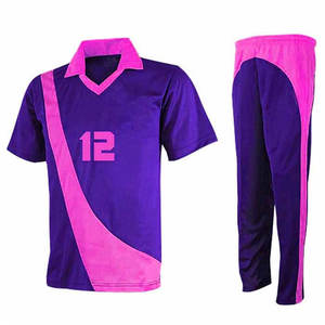 Nuevo Modelo de Uniformes de Cricket con Diseño Personalizado, Sublimados, Antiarrugas, de Secado Rápido, 100% Poliéster, Económicos - Product Image 1