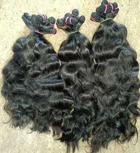 Extensiones de cabello humano de color natural con texturas onduladas a granel de alta calidad Remy indio - Product Image 5