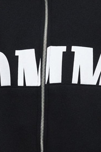 Vente en gros Fabricant de sweats à capuche couleur noire avec fermeture éclair surdimensionnée pour hommes, sweats à capuche en coton mélangé très demandés pour hommes - Product Image 5