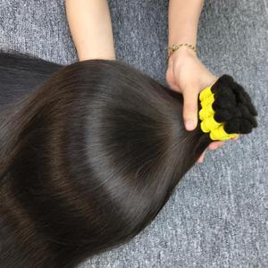 ผมต่อแบบ100% ธรรมชาติเวียดนามเครื่องยืดผมแบบไม่ผ่านกระบวนการคุณภาพตรงเนื้อผ้าทอคู่100กรัม - Product Image 2