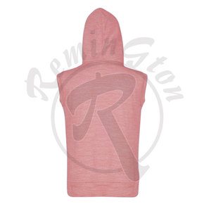 Sweat à capuche de gym pour hommes respirant OEM personnalisé élégant meilleure qualité séchage rapide vente en gros personnalisé couleur logo taille sweat à capuche sans manches - Product Image 2