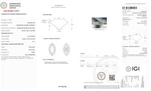 Diamante Cultivado en Laboratorio con Corte Marquesa de 8 Quilates, Claridad VS, Color Amarillo Intenso, Certificado IGI, Diamante Suelto Cultivado en Laboratorio para Joyería - Product Image 2