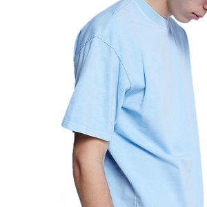 Camisetas de Gran Tamaño para Hombre, de Algodón Transpirable, de Punto, Estilo Casual, Cuello Redondo, Manga Corta, Verano, Personalizadas, Tallas Grandes - Product Image 6