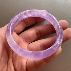 Bracelet d'améthyste naturelle, perle ronde naturelle, bijoux en cristal violet, cadeau pour mères, nouvelle collection - Product Image 3