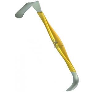 Retractor de pecho Abdominal de doble extremo, Retractor de cirugía plástica de 24cm, 38mm X 70mm - Product Image 2