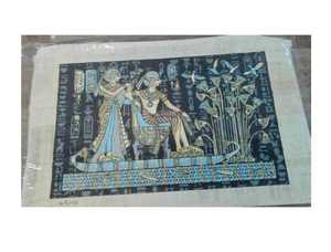 Carta da parati Pharaonic/ Hieroglyphic egiziana papiro artistico dipinto a mano con piombo bagliore al buio e immagine che cambia papiro <span class=keywords><strong>Art</strong></span> - Product Image 6