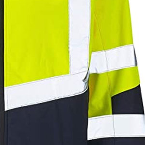 Best Sale Men's <b>High</b> <b>Visibility</b> Reflective Breathable Polyester Safety <b>Jacket</b> with Zipper CE Certified - Product Image 5