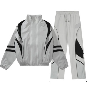 Adults Windbreaker <b>Tracksuit</b> 100% Cotton Breathable Plus Size Sets for Men and Women <b>Tracksuit</b> MADE BY BS 2026 - Product Image 2
