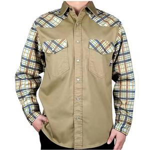 Camisa de Seguridad de Manga Larga de Algodón Ignífuga con Panel de Ventilación, Uniforme de Trabajo para Exteriores de Alta Calidad, Reflectante y con Certificación CE - Product Image 5