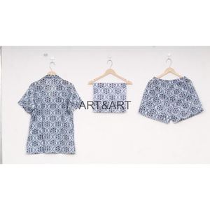 Conjunto de pijama de verano elegante para mujer de algodón indio, bolso de fiesta de boda para niñas, ropa de dormir corta cómoda para dama de honor - Product Image 4