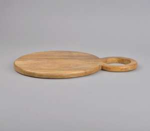 Decoración de tabla de servir campana de madera cortada a mano - Product Image 2