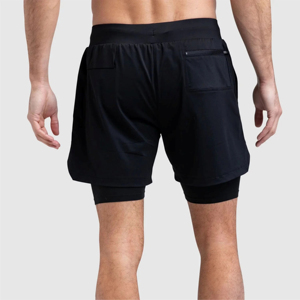 Short de survêtement baggy taille moyenne pour hommes Short de survêtement d'été en molleton doux Design personnalisé Short de coupe décontractée en coton de base à taille élastique - Product Image 5