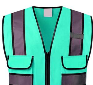 Chaleco Hi Vis hecho a medida para hombre, estilo reflectante de alta visibilidad, ligero, transpirable, superventas, chaleco Hi Vis de tendencia para hombre - Product Image 3