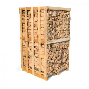 Großhandel Buche/Eiche Brennholz ofen Getrocknetes Brennholz in Beuteln Eiche Feuerholz auf Paletten mit einer Länge von 25 cm, 33 cm zu verkaufen