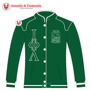 Iota phi Lambda เสื้อแจ็คเก็ตนักแข่งรถผ้าฝ้ายปักลายสำหรับผู้หญิงเสื้อแข่ง - Product Image 1