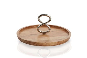 ถาดไม้อะคาเซียถาดเสิร์ฟบนโต๊ะถาดไม้สำหรับเสิร์ฟบนโต๊ะ - Product Image 2