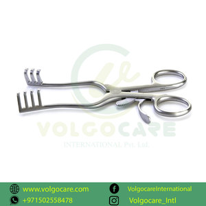 Écarteur de haute qualité en gros 5.5 pouces à griffes émoussées en acier inoxydable poignée durable avec poignée en anneau de doigt dans un style unique - Product Image 2