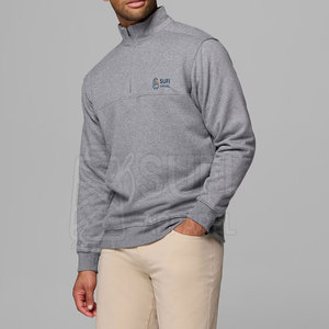 Men Winter Fleece Quarter Zip Stand Collar Sweatshirt Casual <b>Lightweight</b> <b>Hoodie</b> with Digital Printing for Daily Wear and Sports - Product Image 5