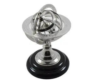 בעבודת יד פליז armillary כדור גלוב שולחן למעלה ימי מתנות ותפאורה אביזרים לבית מעבדה משרד בית ספר בתפזורת כמות