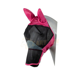 Cubierta de mosca de caballo de cara completa con orejas Tela de malla antimosquitos Productos para caballos - Product Image 3