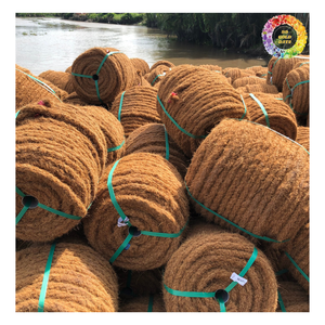 Corde en fibre de coco 100% naturelle 10mm- 20mm, corde en fibre de coco écologique du Vietnam - Product Image 1