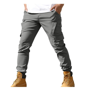 Pantalones de caza informales nuevos al por mayor pantalones cargo de caza multibolsillo para hombre ajustados a la moda de talla grande para hombre - Product Image 1