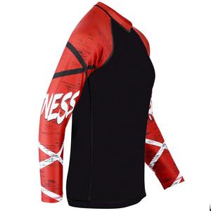 Premium Rash Guard hommes à manches longues Gym séchage rapide Compression Fit chemise d'entraînement OEM vêtements de sport couverture complète du corps à manches longues - Product Image 3