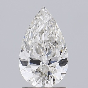 Igi H-VVS2ลูกแพร์สีขาว1.51 CT สำหรับการทำเครื่องประดับ - Product Image 1