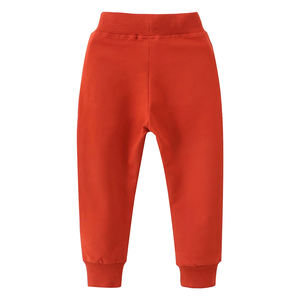 Pantalones Deportivos Casuales de la Mejor Calidad para Niños, Color Naranja, Transpirables, Ecológicos, Ligeros, Cintura Elástica, Ajuste Holgado, Dos Piezas - Product Image 2