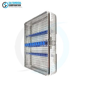 Inserts en acier inoxydable pour panier micro-ophtalmique, durables, réutilisables, stérilisables en autoclave, pour la chirurgie générale - Product Image 4