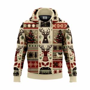 Sudadera con Capucha Personalizada de Sublimación para Hombre, Diseño Recortado con Pedrería, Corte Regular para Invierno, la Mejor de 2025 - Product Image 5