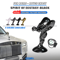 Mascotte de capot rétractable de remplacement noir brillant OE 7444640 pour Rolls Royce Spirit of Ecstasy