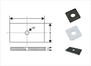Plaquettes à ressort galvanisées robustes Sohi Overseas 45mm-60mm, qualité supérieure, noires 95x50mm, pour remorques – Meilleures ventes - Product Image 2