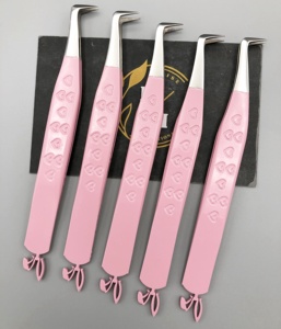 ที่หนีบขนตาปลอมแบบปลายสั้น90องศาทำจากสแตนเลสเป็นมิตรกับสิ่งแวดล้อม CNC - Product Image 6