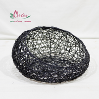 Lit pour chat et chien en jacinthe d'eau écologique classique à double couche, résistant aux griffures, imperméable, multifonctionnel, en carton