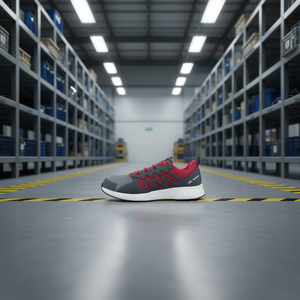 รองเท้าเซฟตี้ Fusion Flexweave รุ่น Work Safety ไซส์ 43 W.11 สีเทา/แดง S1P SRC ESD EN20345 - Product Image 3