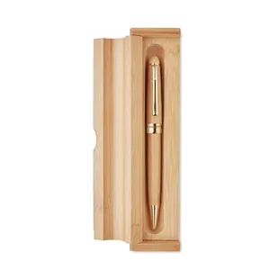 Stylo à bille en bambou durable ETNA pour un merchandising éco-responsable - Product Image 3