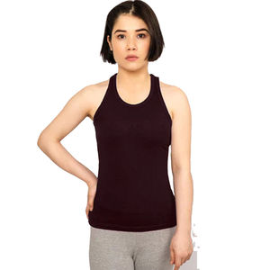 Camiseta Deportiva de Verano para Mujer, de Secado Rápido, Transpirable, Lisa, con Logotipo Personalizado, de Algodón/Fibra de Bambú - Product Image 2