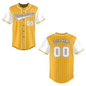 Ropa deportiva con nombre de equipo personalizado y número, camiseta de béisbol, ropa deportiva, camisetas de béisbol de alta calidad - Product Image 6