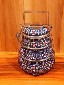 Boîte à lunch multicouche portable en acier inoxydable en gros Récipient pour aliments Boîte à lunch ronde à clip pour adultes et enfants - Product Image 3