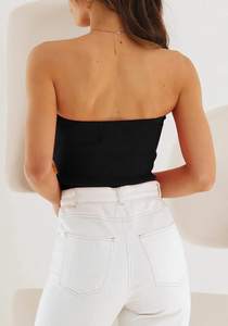 Nouveauté Printemps-Été : Débardeurs Tube Femme Tendance Couleur Unie – Collection Exclusive - Product Image 3