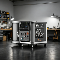Centro de Mecanizado CNC Xhorse Xmachine-XM-100 de 5 Ejes, Fresadora Automática Xhorse3D Maker con 1 Año de Garantía, USB, Aluminio