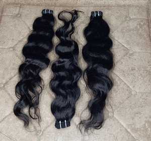 ผมต่อแบบเรมี่ธรรมชาติแบบไม่ผ่านกระบวนการผมคนอินเดียบริสุทธิ์ - Product Image 1