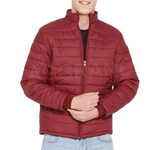 Chaquetas de Invierno de Alta Calidad, Personalizadas de Fábrica, con Cuello Alto, Acolchadas, de Algodón, al por Mayor, OEM, ODM, para Hombre - Product Image 2