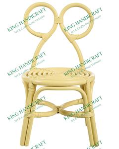 Chaise pour enfants en rotin naturel moderne, ajout délicieux à toute chambre d'enfant-pour l'extérieur et la cuisine - Product Image 4