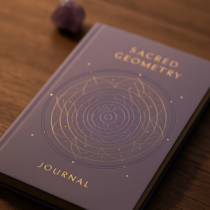 Journal de géométrie sacrée LABON, carnet relié, pleine conscience, méditation, soins personnels, gratitude, réflexion, guérison spirituelle, écriture - Product Image 3